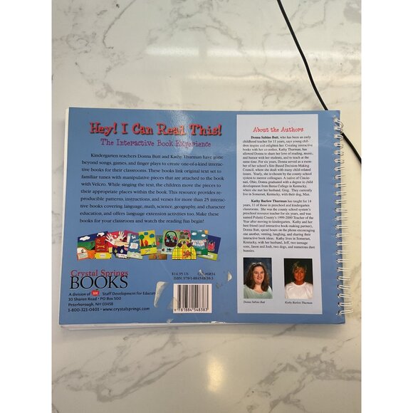 "Hey! I Can Read This!" Interactive Book Experience By Donna Sabino Butt & Kathy - Picture 2 of 5